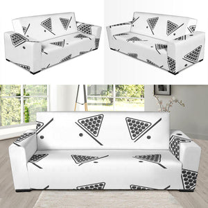 Billiard Ball Pattern Print Design 03 Sofa Slipcover