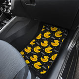 Duck Toy Pattern Print Design 05 Front and Back Car Mats