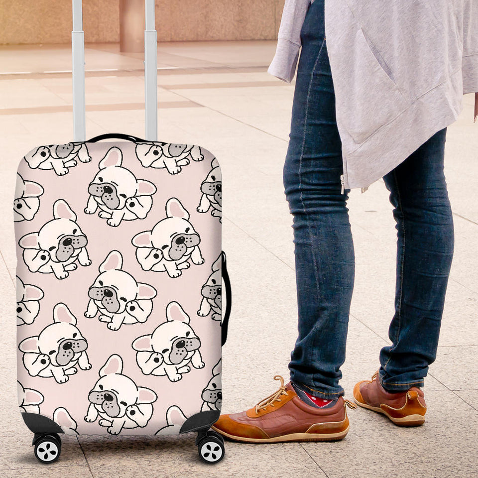 Cute French Bulldog Pattern Luggage Covers