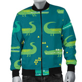 Crocodile Pattern Men'S Bomber Jacket