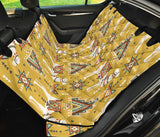 Camels Ethnic Motif Pattern Dog Car Seat Covers