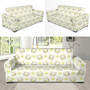 Cute Cartoon Frog Baby Pattern Sofa Slipcover