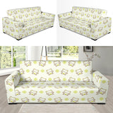 Cute Cartoon Frog Baby Pattern Sofa Slipcover