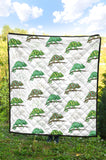 Chameleon Lizard Pattern Premium Quilt
