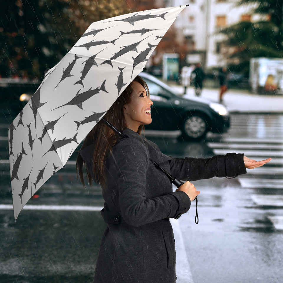 Swordfish Pattern Print Design 04 Umbrella