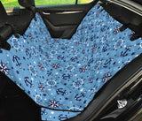 Anchors Rudder Compass Star Nautical Pattern Dog Car Seat Covers