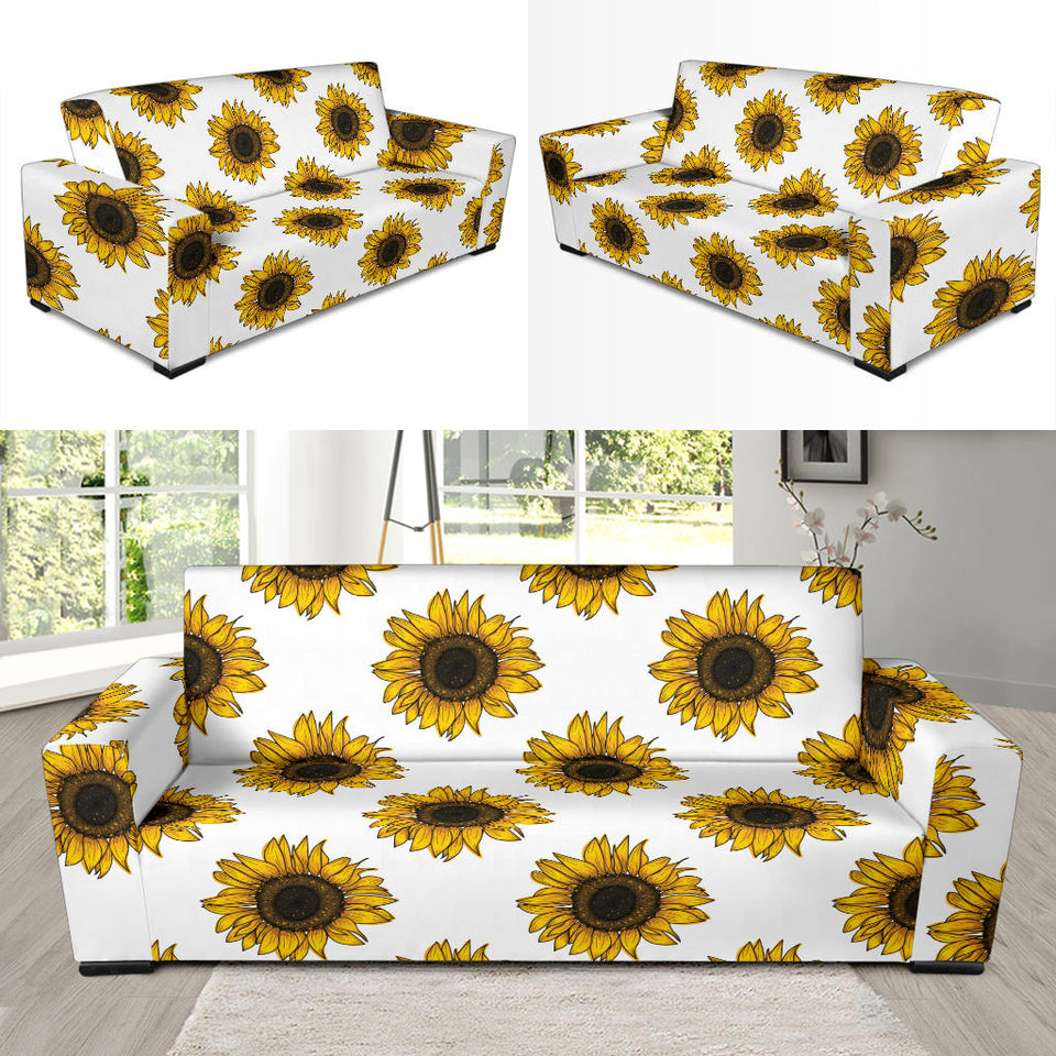 Sunflowers Design Pattern Sofa Slipcover