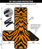 Bengal tigers skin print pattern Recliner Cover Protector