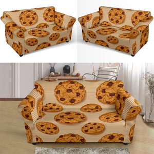 Cookie Pattern Loveseat Couch Slipcover