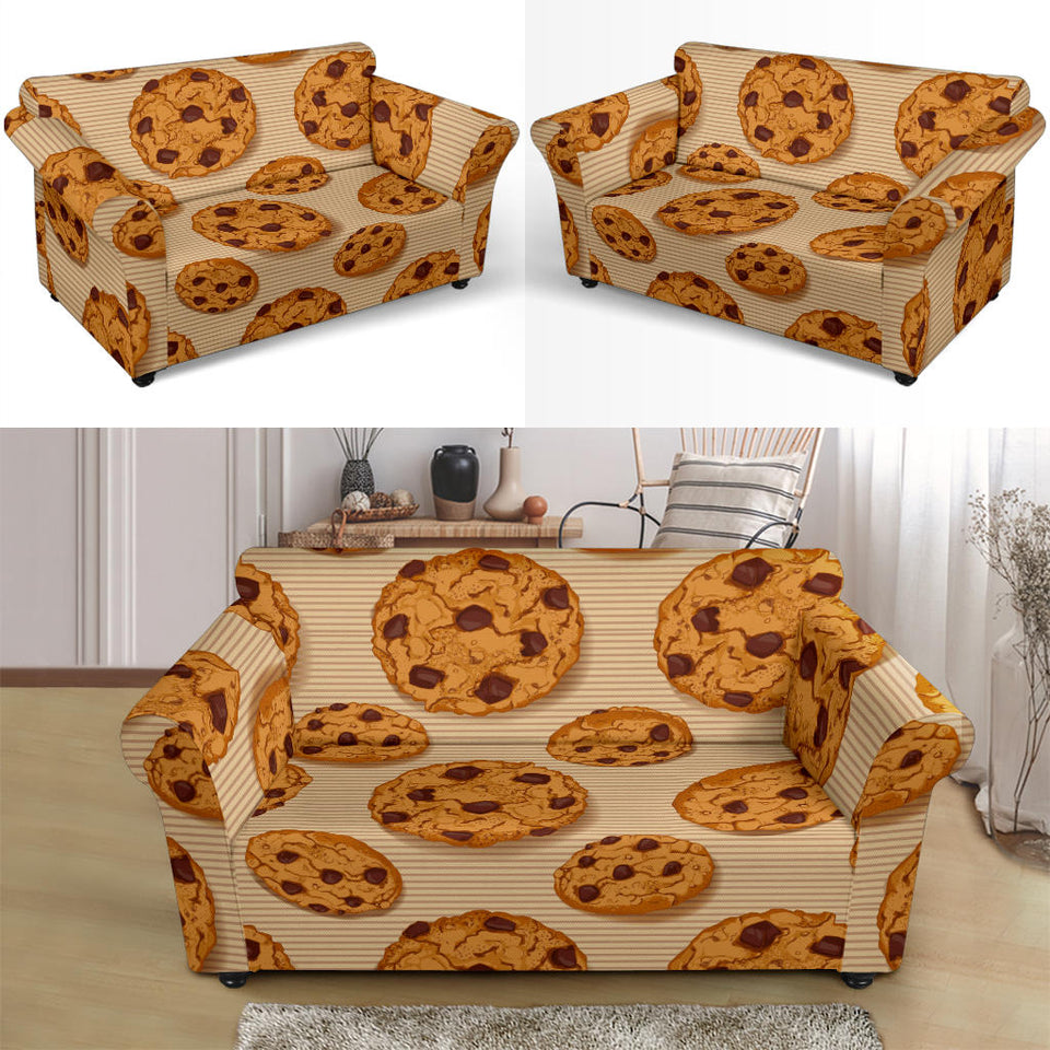 Cookie Pattern Loveseat Couch Slipcover