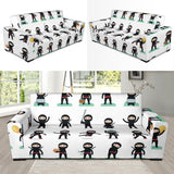 Cute Ninja Katana Sword Pattern Sofa Slipcover