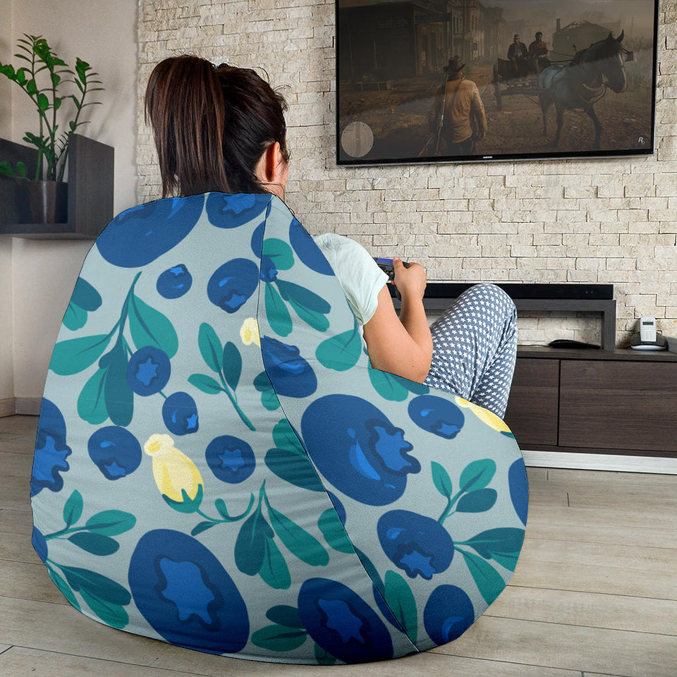 Blueberry Design Pattern Bean Bag Cover