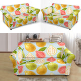 Guava Design Pattern Loveseat Couch Slipcover