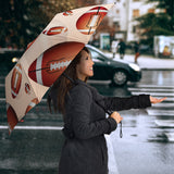 American Football Ball Design Pattern Umbrella