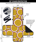 Passion fruits slice pattern Chair Cover Protector