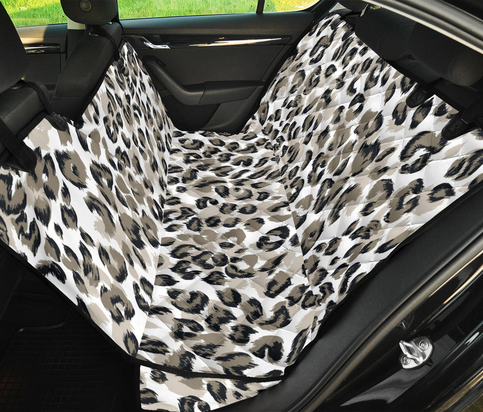 Leopard Skin Print Pattern Dog Car Seat Covers
