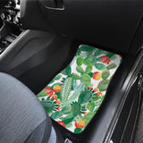 Cactus Design Pattern  Front And Back Car Mats
