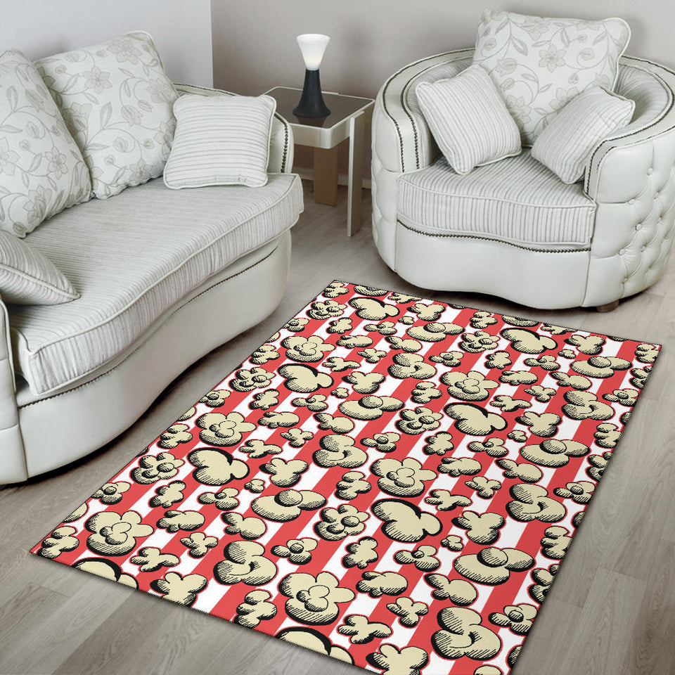 Popcorn Pattern Print Design 05 Area Rug