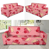 Cake Cherry Pattern Sofa Slipcover