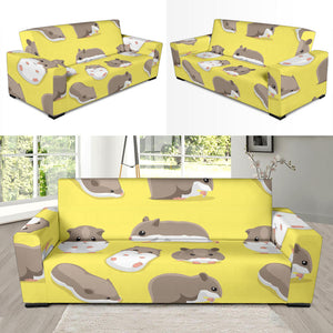 Cute Hamster Pattern Sofa Slipcover