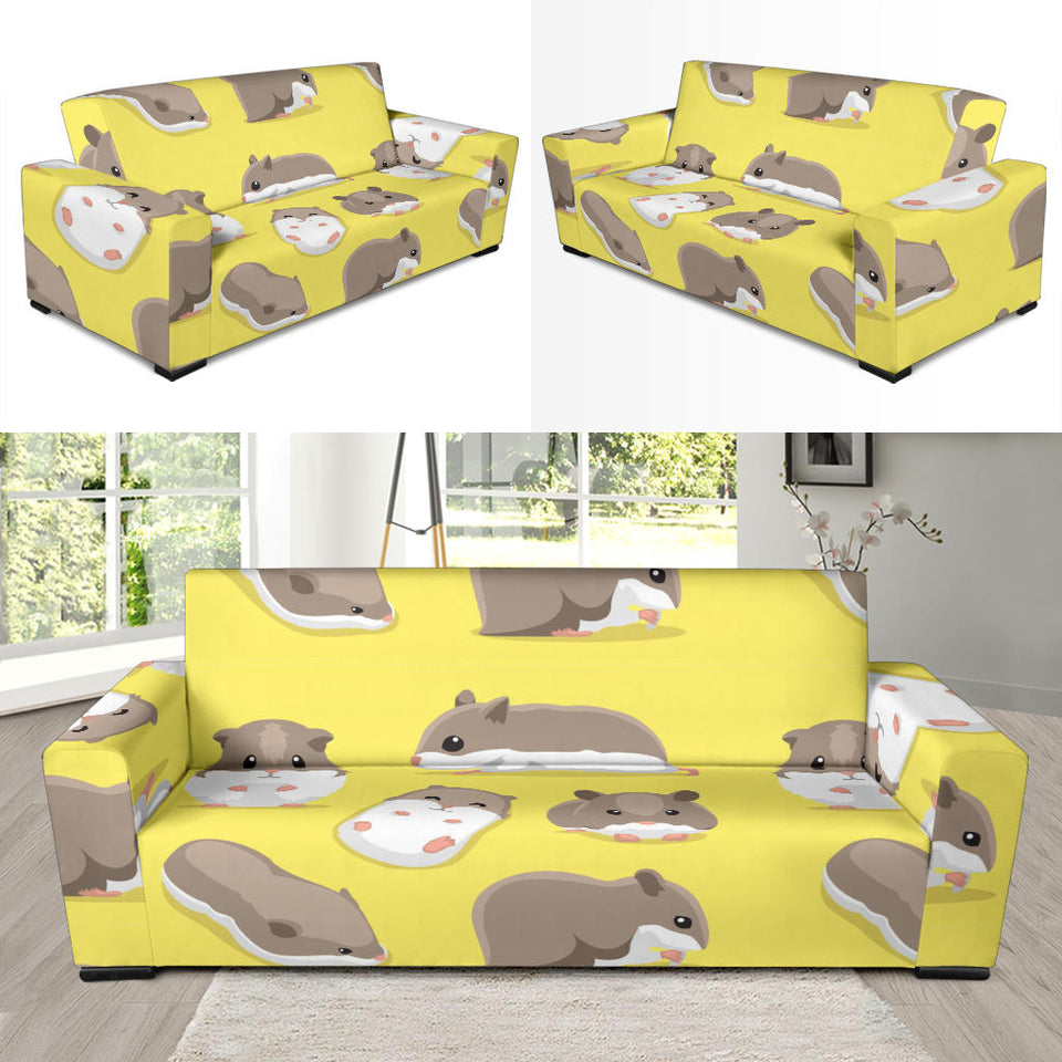 Cute Hamster Pattern Sofa Slipcover