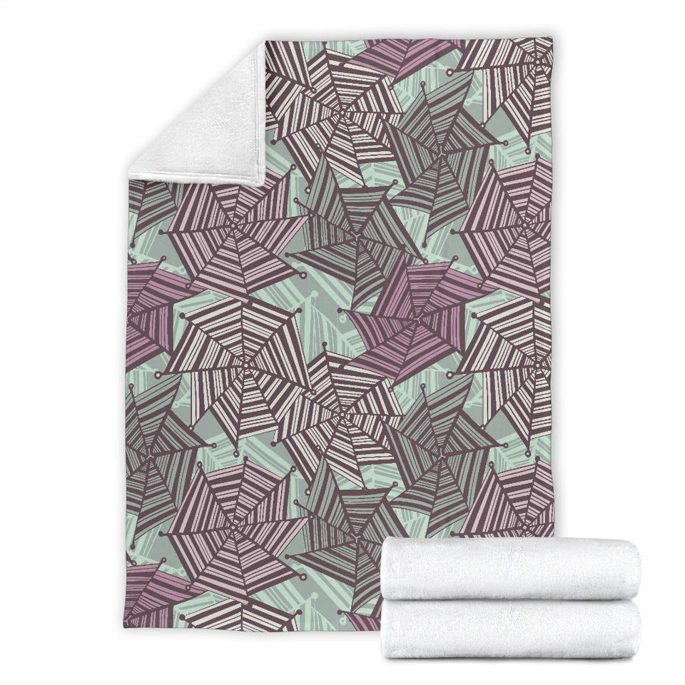 Spider Web Cobweb Design Color Pattern Premium Blanket