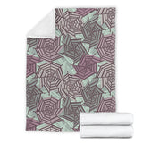 Spider Web Cobweb Design Color Pattern Premium Blanket