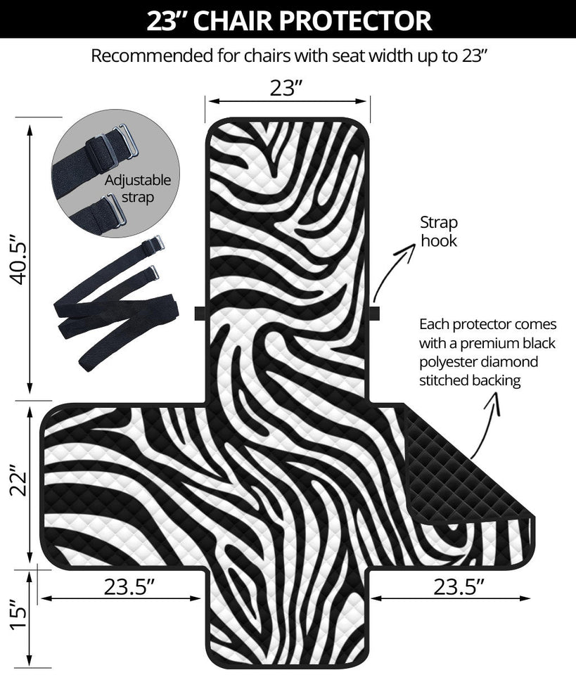 Zebra skin pattern Chair Cover Protector