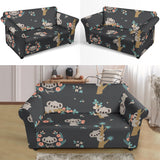 Cute Koala Pattern Loveseat Couch Slipcover