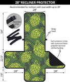 Hop pattern Hop cone background Recliner Cover Protector