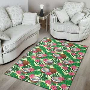 Coconut Pattern Print Design 01 Area Rug