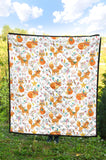 Cute Tribal Fox Pattern Premium Quilt