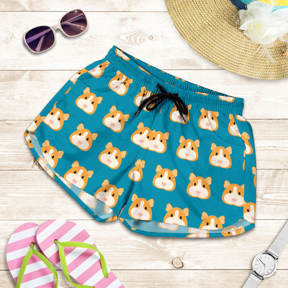 Guinea Pig Pattern Print Design 03 Women Shorts