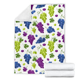 Grape Pattern Premium Blanket