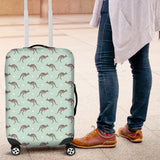 Kangaroo Pattern Background Luggage Covers