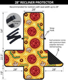 Pizza texture pattern Recliner Cover Protector