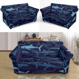 Shark Pattern Loveseat Couch Slipcover