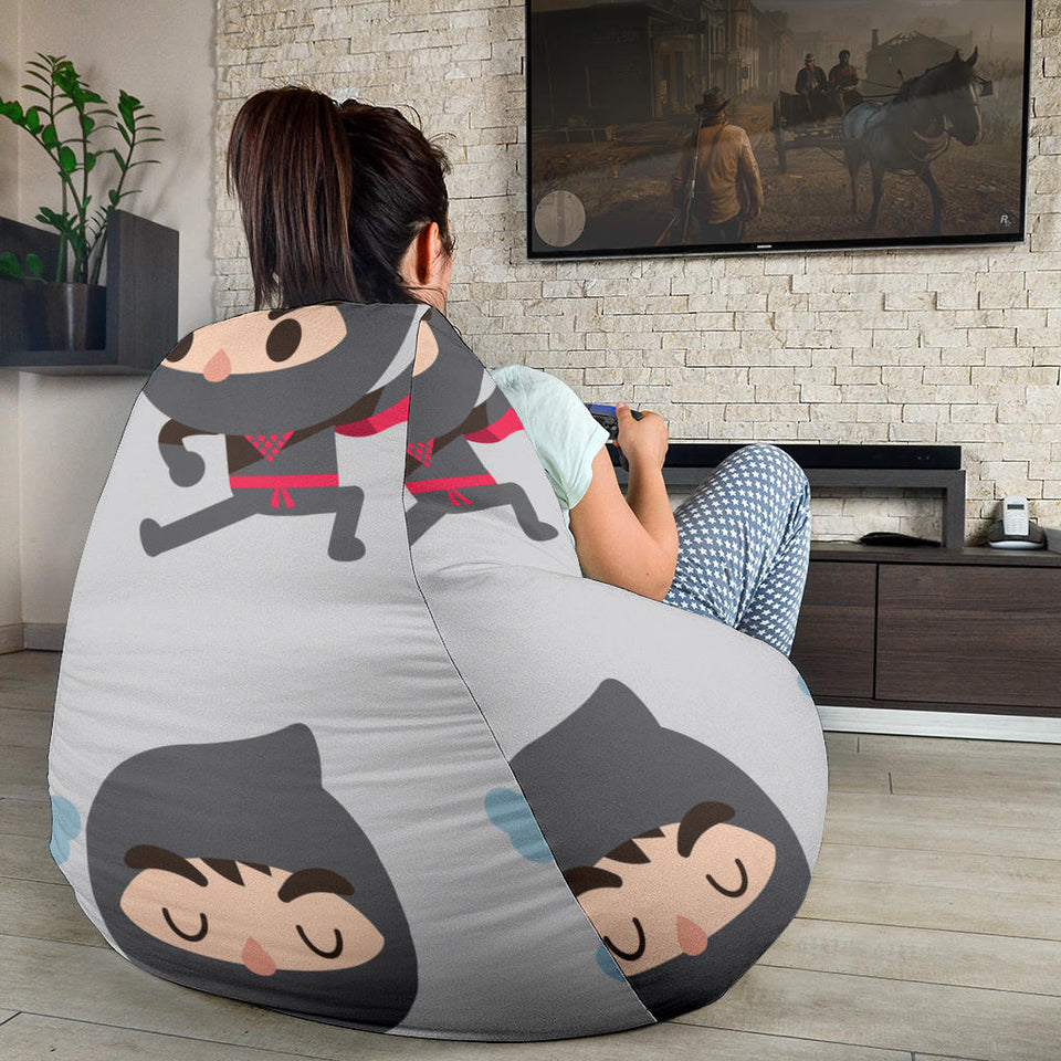 Cute Ninja Pattern Bean Bag Cover