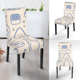 Cute Sushi Icon Pattern Dining Chair Slipcover