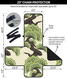 Bonsai pattern Chair Cover Protector