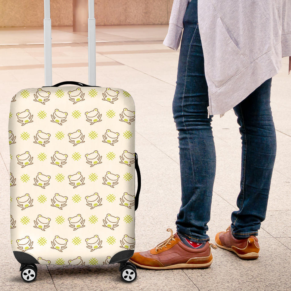 Cute Cartoon Frog Baby Pattern Luggage Covers
