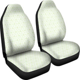 Cucumber Pattern Background Universal Fit Car Seat Covers