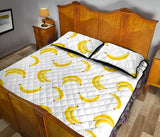 Banana pattern Quilt Bed Set
