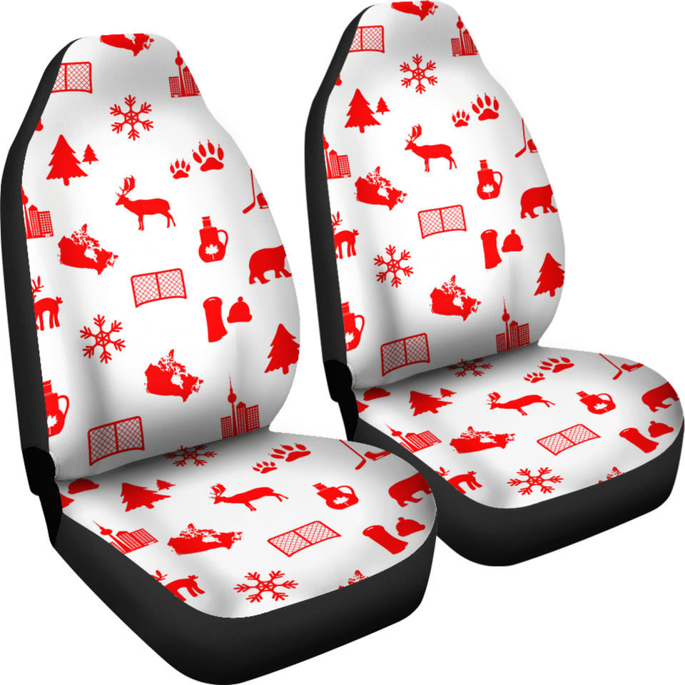 Canada Pattern Print Design 04 Universal Fit Car Seat Covers