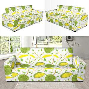 Durian Pattern Background Sofa Slipcover