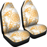 Hand Drawn Orange Fruit Pattern Universal Fit Car Seat Covers