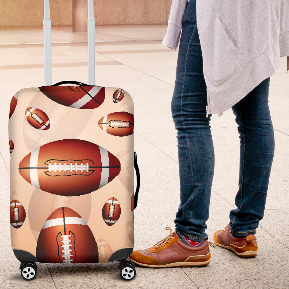 American Football Ball Design Pattern Luggage Covers