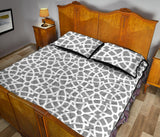arabic gary pattern Quilt Bed Set