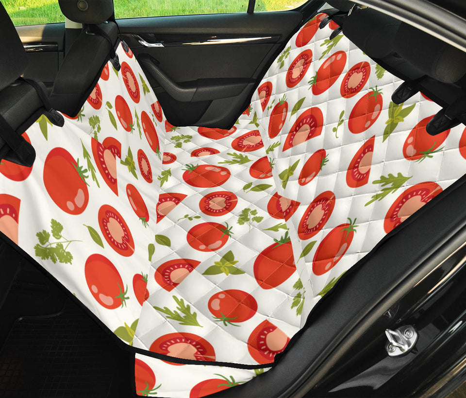 Tomato Pattern Dog Car Seat Covers