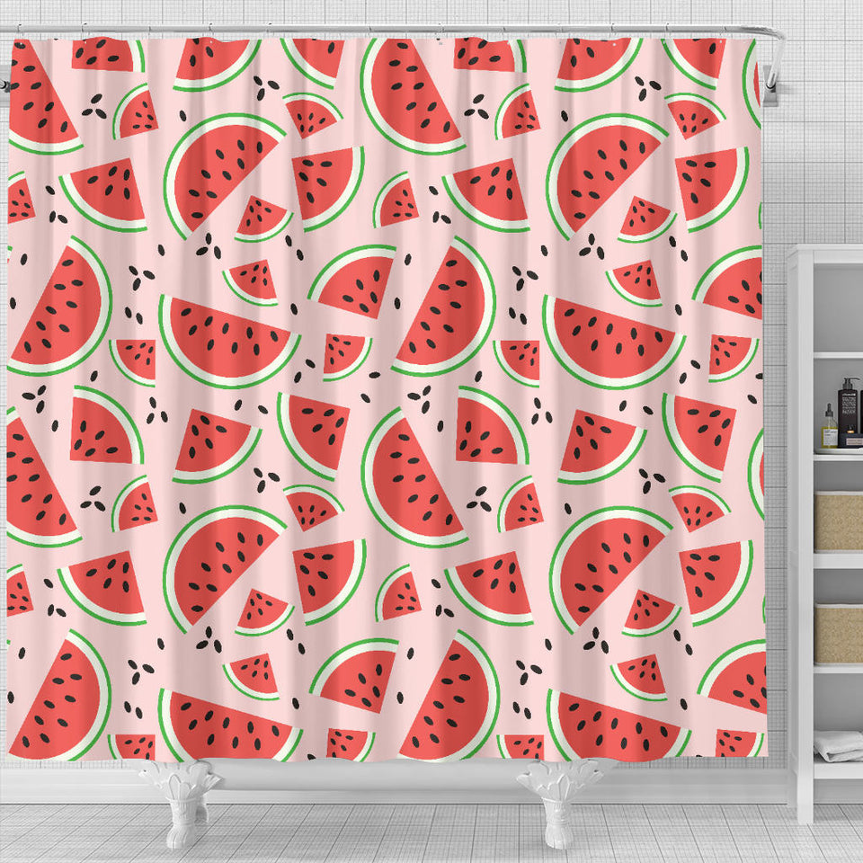 Watermelon Pattern Shower Curtain Fulfilled In US